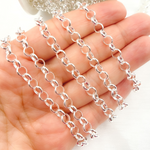 Load image into Gallery viewer, Sterling Silver Rolo Chain