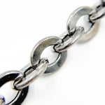 Load image into Gallery viewer, Shop Now Black Rhodium Sterling Silver Round Link Chain