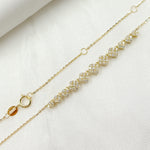 Load image into Gallery viewer, NK401360. 14K Solid Gold Diamond Squares Necklace