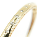 Load image into Gallery viewer, KG93. 14K Solid Gold Diamonds Bangle