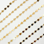 Load image into Gallery viewer, V312GF. 14K Gold-Filled Fancy Star-Link Chain