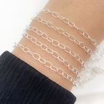 Load image into Gallery viewer, Sterling Silver Twisted Cable Chain