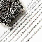 Load image into Gallery viewer, Oxidized Sterling Silver Box Chain