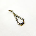 Load image into Gallery viewer, DC365. Diamond Sterling Silver Drop Pendant