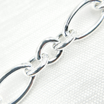 Load image into Gallery viewer, 925 Sterling Silver Smooth Oval and Round Link Chain