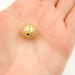 Load image into Gallery viewer, DC723. Diamond Sterling Silver Round Bead
