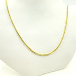 Load image into Gallery viewer, 14K Solid Yellow Gold Fox Tail Chain