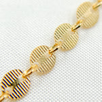 Load image into Gallery viewer, 957LGF. 14K Gold Filled Textured Disc Chain
