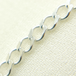 Load image into Gallery viewer, Z88SS. Sterling Silver Miami Flat Curb Link Chain