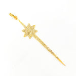 Load image into Gallery viewer, DP225. Diamond Silver Spike with Star Pendant