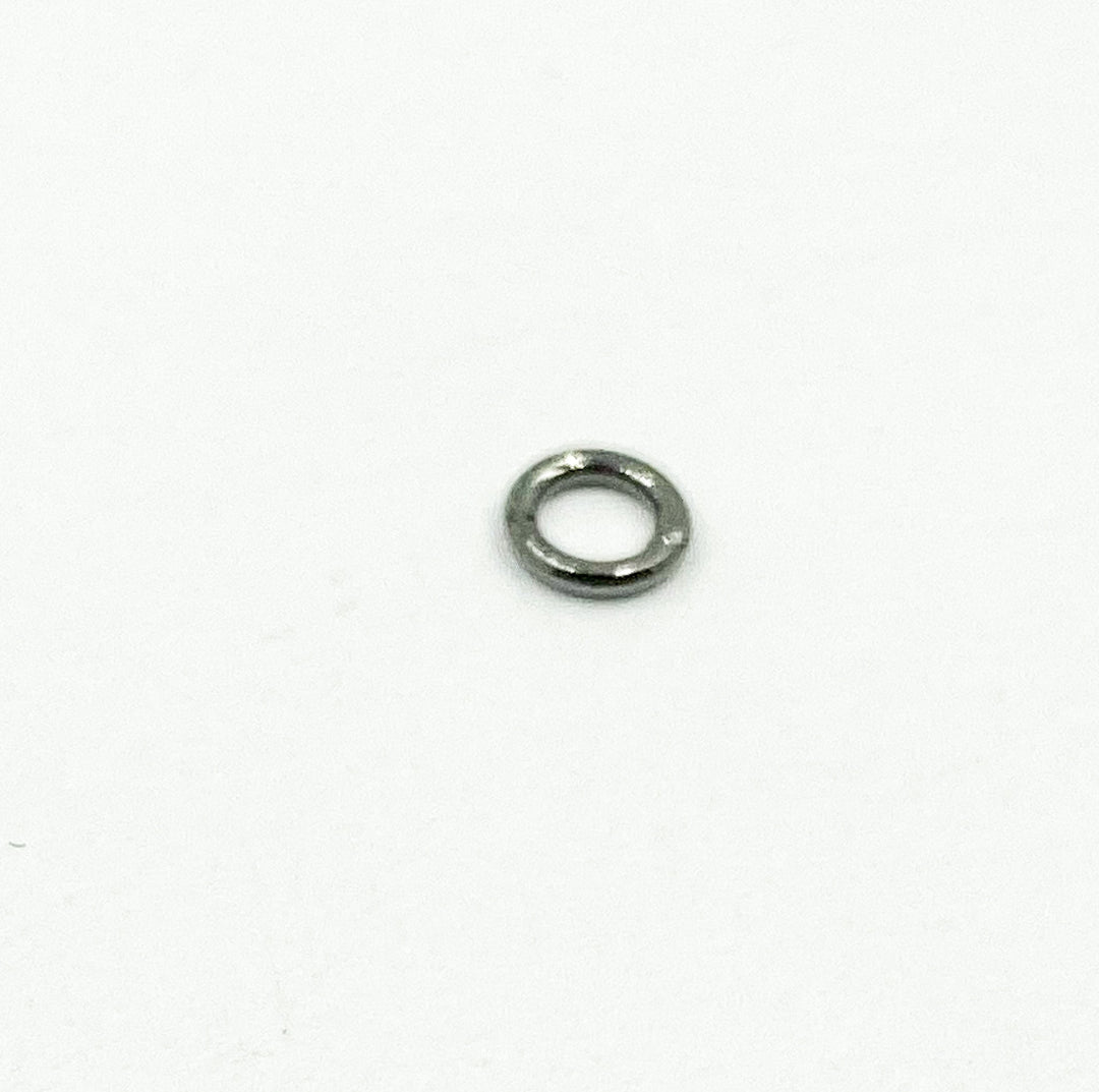 Black Rhodium 925 Sterling Silver Close Jump Ring 4 & 5mm. BJRC1