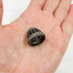 Load image into Gallery viewer, DC752. Diamond & Sterling Silver Bead Cap