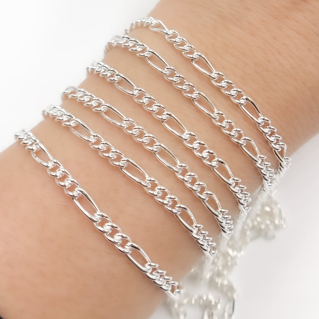 Buy Now Silver Figaro Chain