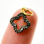 Load image into Gallery viewer, Silver Flower Charm