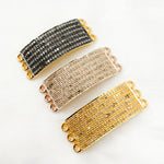 Load image into Gallery viewer, DC975. Diamond Sterling Silver Rectangle Connector