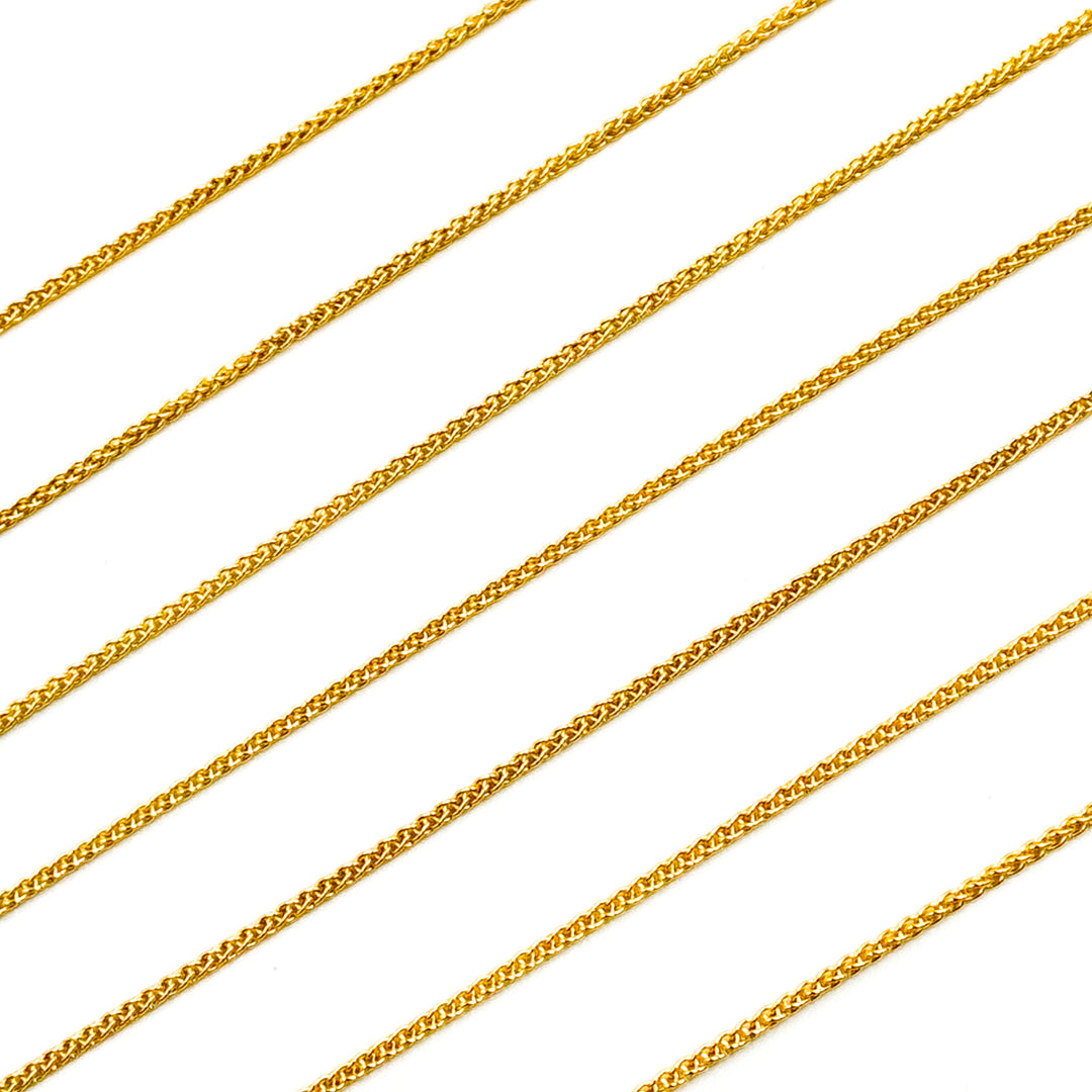 806GF. 14k Gold Filled Wheat Chain