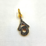 Load image into Gallery viewer, DC438. Diamond Sterling Silver Fancy Shape Charm