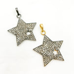 Load image into Gallery viewer, DP2003. Diamond & Sterling Silver Star Pendant