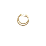 Load image into Gallery viewer, 14k Solid Gold Diamond Hoops.  EHH56810
