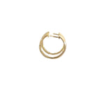 Load image into Gallery viewer, EHH56810. 14k Solid Gold Diamond Hoops