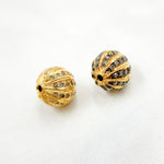 Load image into Gallery viewer, DC820. Diamond & Sterling Silver Round Bead