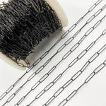 Load image into Gallery viewer, Silver Diamond Cut Paperclip Chains