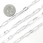 Load image into Gallery viewer, Sterling Silver Flat Long and Short Chain