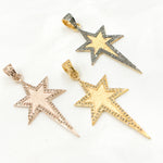 Load image into Gallery viewer, Diamond Sterling Silver Star Pendant