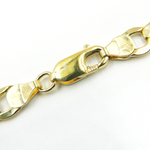 Load image into Gallery viewer, 14K Solid Gold Flat Curb Necklace.