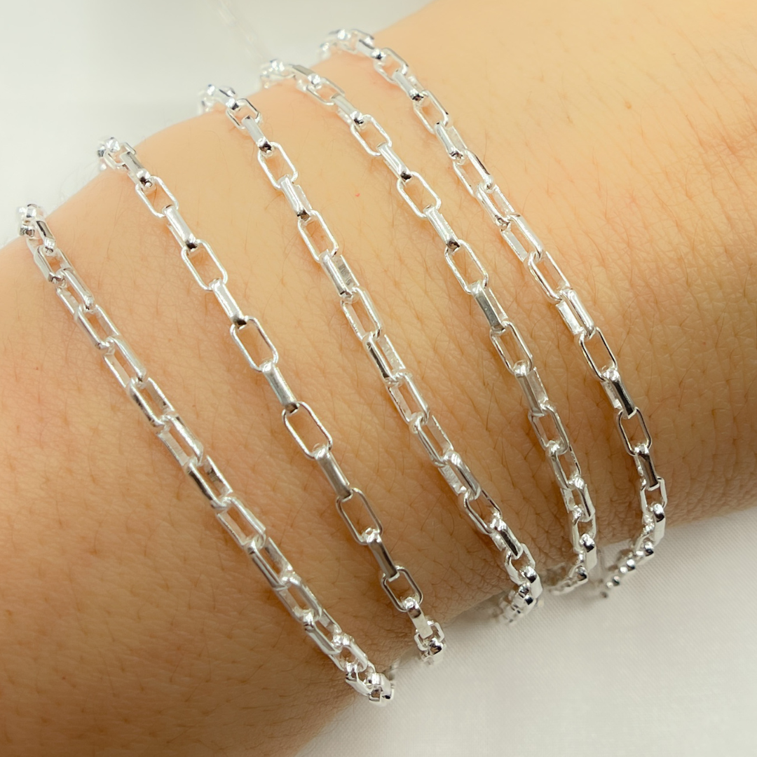 Z99SS. Sterling Silver Smooth Box Link Chain