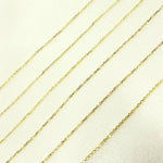 Load image into Gallery viewer, 14K Solid Gold Flat Cable Link Chain