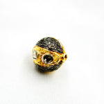 Load image into Gallery viewer, DC843. Diamond & Sterling Silver Round Bead