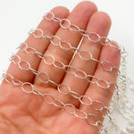 Load image into Gallery viewer, Silver Smooth Oval Link Chain