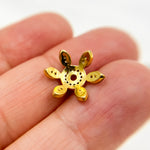 Load image into Gallery viewer, DC759. Diamond & Sterling Silver Flower Bead Cap