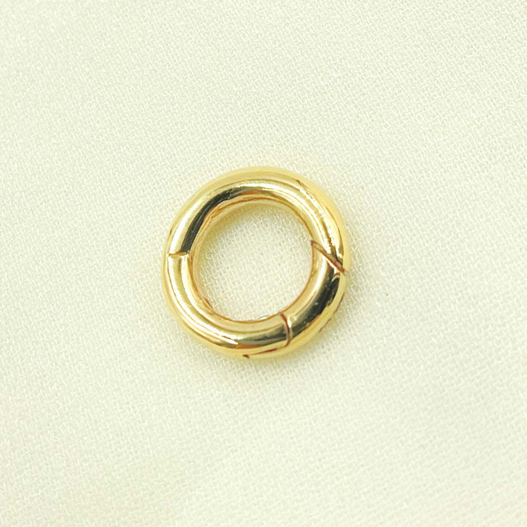 14k Solid Gold Round Clasp. CHM056_14K