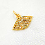 Load image into Gallery viewer, DC337. Diamond Sterling Silver Eye Charm