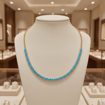 Load image into Gallery viewer, CN96415. 14K Solid Gold Diamond and Gemstone Necklace