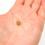 Load image into Gallery viewer, Gold Diamond Flower Stud Earrings