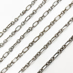 Load image into Gallery viewer, Oxidized Sterling Silver Diamond Cut Paperclip Link Chain
