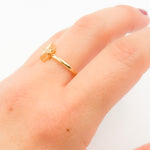 Load image into Gallery viewer, 14K Solid Gold Star Ring