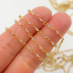 Load image into Gallery viewer, Buy Flowrite Gold Plated Wire Chain