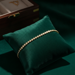 Load image into Gallery viewer, BFL613191. 14K Solid Gold Natural Diamond Bracelet