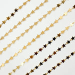 Load image into Gallery viewer, V312GF. 14K Gold-Filled Fancy Star-Link Chain