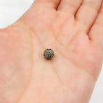 Load image into Gallery viewer, DC571. Diamond & Sterling Silver Round Bead