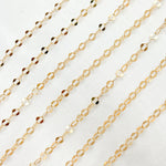 Load image into Gallery viewer, 1208GF. 14K Gold Filled Flat Oval Link Chain