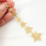 Load image into Gallery viewer, Sterling Silver 6 Stars Long Pendant