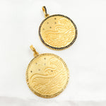 Load image into Gallery viewer, Diamond Sterling Silver Round Pendant