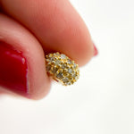 Load image into Gallery viewer, DC829. Diamond Sterling Silver Round Bead