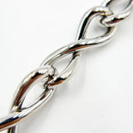 Load image into Gallery viewer, Buy Oxidized Sterling Silver Hollow Infinite Link Chain