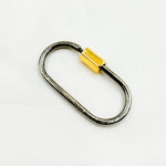 Load image into Gallery viewer, DC605. Sterling Silver Screw Oval Clasp